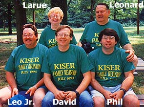 The Powells - Leonard, Larue, Leo Jr., David, and Philip